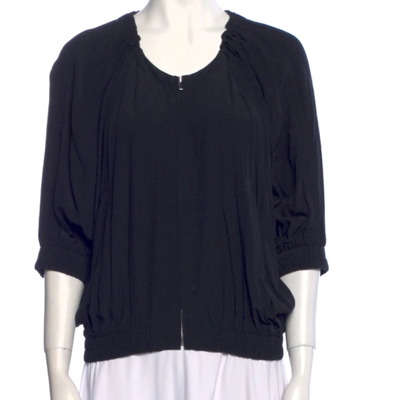 Derek Lam 10 Crosby Bomber Jacket, Zip Up - Picture 4 of 6